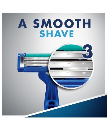 Gillette Sensor3 Simple Men's Disposable Razors - 16 Count - Buy Online on GoSupps.com