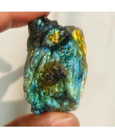 1 Pack Labradorite Crystal Stone Natural SpecimenOrnament Room Decoration Stone Mineral Specimen - Buy Online on GoSupps.com