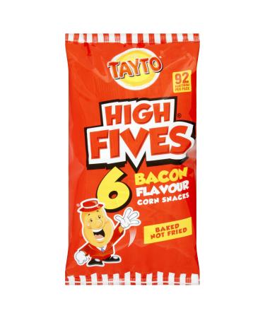 Tayto High Fives Bacon Flavour Corn Snack 6 x 20g