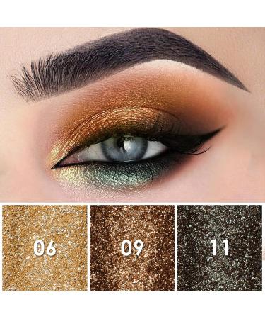 FOCALLURE 3 Pcs Mineral Eyeshadow Pigment Set - Long Lasting Waterproof Glitter Eyeshadow for High-impact Eye Looks - Buy Online on GoSupps.com