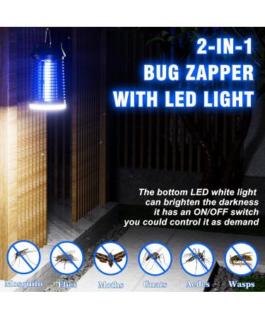 Buy Lukasa 4200V Electric Mosquito Lamp - Waterproof Insect Destroyer & LED Fly Trap for Indoor & Outdoor Use - Buy Online on GoSupps.com