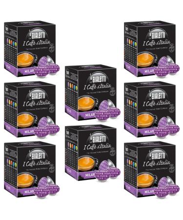 Bialetti Milano Espresso Capsules 128 Count
