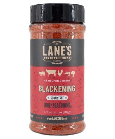 Lane's Blackening Seasoning - Premium All Natural Blackened Seasoning for Fish, Chicken, and Beef | Cajun Flavor | Gluten Free, No MSG | Made in USA | 10.2 oz - Buy Online on GoSupps.com