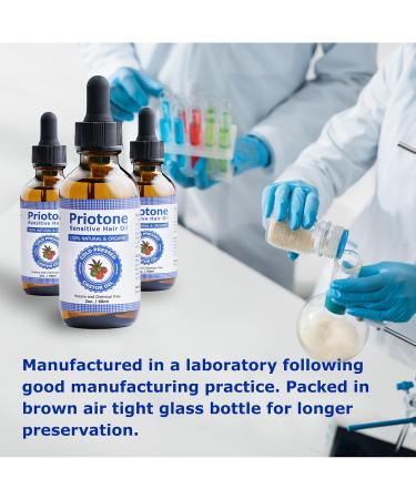 Sensitive Hair Oil (2oz) - 100% Natural & Organic Cold Pressed Castor Oil for Hair Scalp & Nails | Stimulates Hair Growth | Hexane Free Unrefined All Genders - Buy Online on GoSupps.com