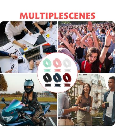 12 PCS Earplugs Pack - Noise Reduction Silicone Loops for 5 dB Mute | Comfortable Quiet Earplugs for Sleeping & Travel - Buy Online on GoSupps.com