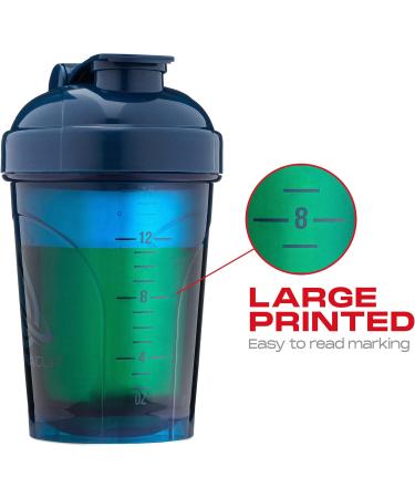 Hydra Cup 4 Pack 20oz Shaker Bottles Set - Protein Shaker Cups with Wire Whisk & Mixing Grid - BPA Free Blender Bottles - Buy Online on GoSupps.com