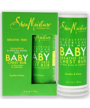 Shea Moisture Eucalyptus & African Water Mint Baby Chest Rub Ointment for Unisex  0.6 Ounce - Buy Online on GoSupps.com