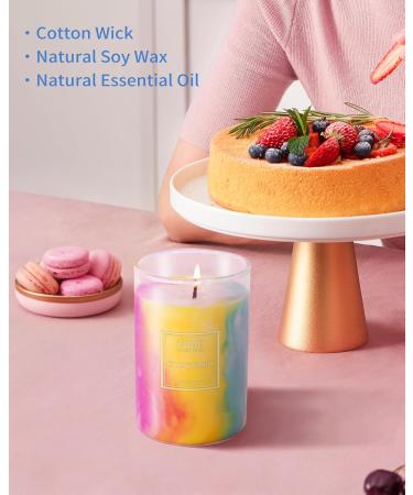 Creamy Vanilla Candle - Hand-Poured Soy Wax | 90-Hour Burn | Aromatherapy | Perfect Candle Gifts for Women | 15oz Scented Candle - Buy Online on GoSupps.com