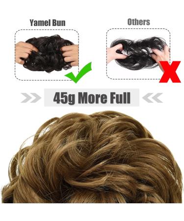 Yamel Ginger Blonde Curly Messy Bun Hair Extension for Women - Buy Online on GoSupps.com