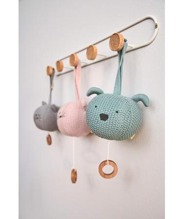 L SSIG Organic Cotton Baby Music Box - Good Evening Good Night | Little Chums Mouse Pink - International Shipping Available - Buy Online on GoSupps.com