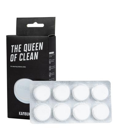 Kambukka - 24 cleaning tablets for your bottles and drinking bottles - simple and quick cleaning in 30 minutes - removed smells - ideal for travel or hiking