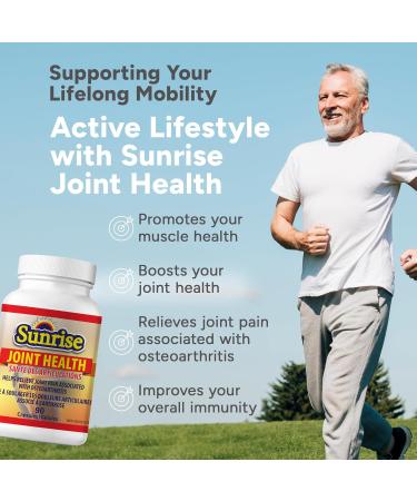 Sunrise Apothecary Joint Health Optimum Levels of Glucosamine Chondroitin and MSM Joint Muscle Supplements 90 Glucosamine and Chondroitin Capsules - Buy Online on GoSupps.com