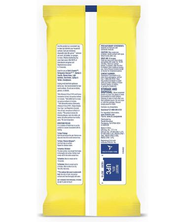 Lysol Disinfectant Handi-Pack Wipes  Multi-Surface Antibacterial Cleaning Wipes  for Disinfecting and Cleaning  Lemon and Lime Blossom  480 Count (Pack of 6) - Buy Online on GoSupps.com