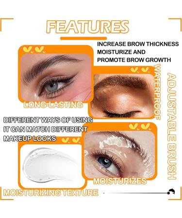 2Pcs Eyebrow Soap Kit 4D Brows Styling Soap Waterproof Long Lasting Eyebrow Shaping Soap Setting Gel Transparent Eyebrow Makeup Pomade Wax & Daily Brows Gel for Perfect Eyebrows - Buy Online on GoSupps.com