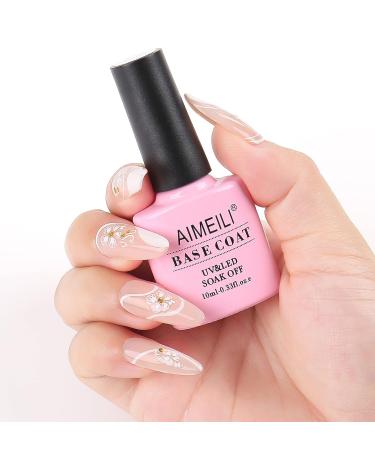 AIMEILI Nutrition Base Coat - Soak Off U V LED Gel Nail Polish - Buy Online on GoSupps.com