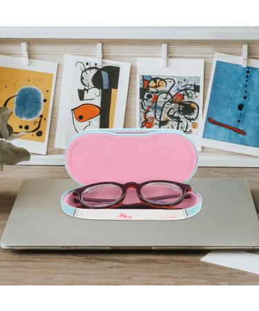 Buy Oatipho Double-Layer Glasses Case Terrarium - Portable Travel Solution for Lenses & Contacts | Blue 16.5x7x5.5cm - Buy Online on GoSupps.com