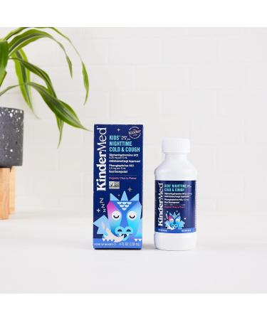 KinderMed Kids' Nighttime Cold & Cough Medicine - Organic Cherry Flavor 4 Fl Oz - Buy Online on GoSupps.com