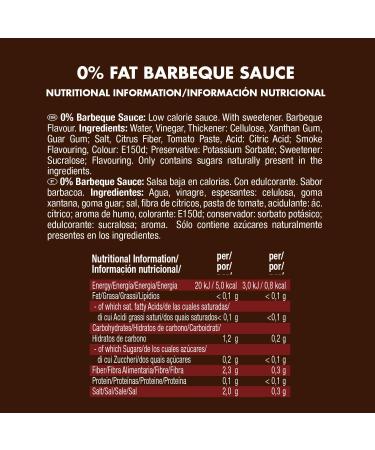 Weider Zero Barbecue Sauce. Zero Fat Sauce. Zero Sugar. 265 ml (Pack of 2) - Buy Online on GoSupps.com