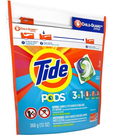Tide Pods Ocean Mist Laundry Detergent 16-Count - Pack of 1 - Buy Online on GoSupps.com