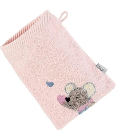 Sterntaler Mouse Mabel Washcloth - 21x15 cm Pink | Soft & Adorable Baby Bath Accessories - International Shipping Available - Buy Online on GoSupps.com