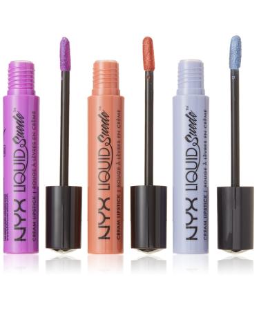 Nyx liquid suede cream lipstick gift set 05 - 3x4ml Running the World + Initiator + Indus Paradise