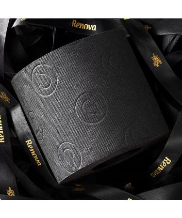 Renova H&PC-53742 3-Ply Soft Black Toilet Paper - 6 Pack | Luxury Bathroom Essentials for International Shipping - Buy Online on GoSupps.com