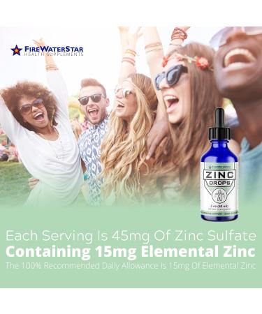 Ionic Zinc Sulfate Drops - 2oz (30 Servings) - Immune Support for Adults & Kids - Organic Non-GMO Vegan Formula - 1 Month Supply - Buy Online on GoSupps.com