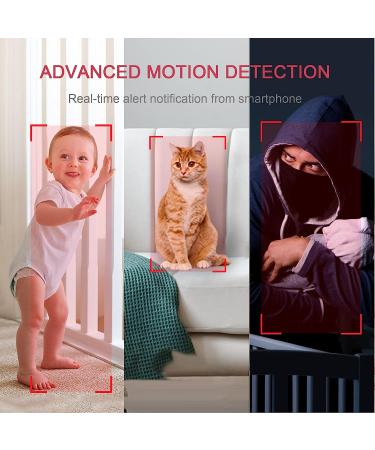LaView 1080P Indoor Home Security Camera 4-Pack with Motion Detection, Two-Way Audio, Night Vision, and Alexa Compatibility - Buy Online on GoSupps.com
