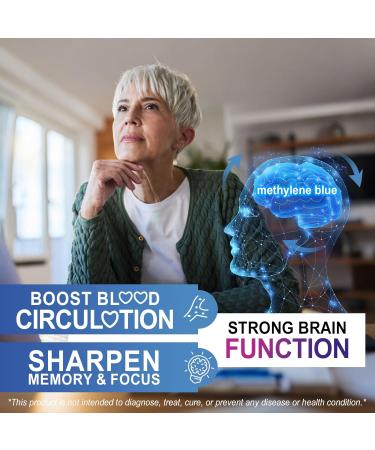 LILICARE Methylene Blue Gummies for Humans | Upgraded Antioxidant & Brain Booster Supplement for Cognitive Function, Energy, Cellular& Mitochondrial Health | Pure, Fast-Absorbing, Vegan, 60 Counts - Buy Online on GoSupps.com