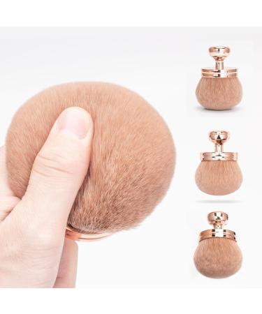 Extra Large Body Makeup Brush for Self Tanner Leg Makeup & Bronzer Suncreen Brush Applicator 3 inch Wide Kabuki Foundation Brush Oval Face Makeup Brush with Drawstring Bag (Rose Gold) - Buy Online on GoSupps.com