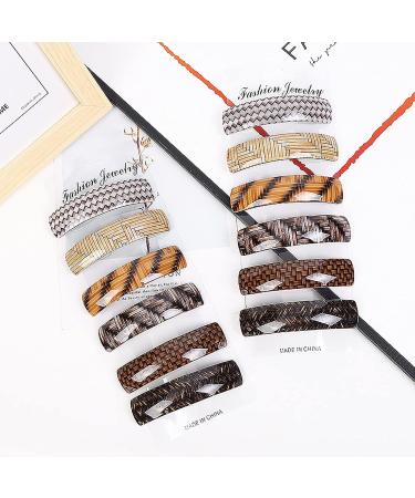 Vegcoo 6-Piece Automatic Hair Clips - Vintage Large Hair Accessories for Fine & Medium Thick Hair - Ideal for Women & Girls - Buy Online on GoSupps.com