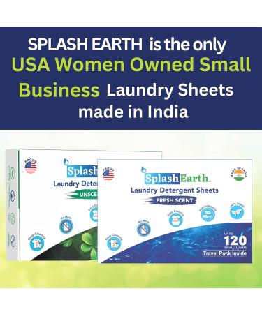 Travel Laundry Detergent Sheets - Eco-Friendly Non-Toxic 120 Loads Plastic-Free Washer Strips for Camping & Dorms - Buy Online on GoSupps.com