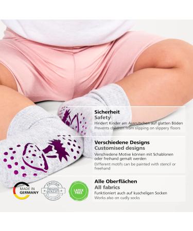 Viva Decor Sock Stop Non Slip Liquid - Transparent 2.77 fl oz | Anti-Slip for Socks | Made in Germany | ABS Anti-Skid Fabric | Pack of 1 - Buy Online on GoSupps.com