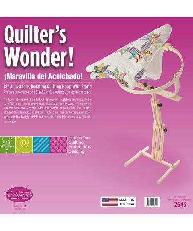 Frank A. Edmunds Quilters Wonder! 18 Hoop with Adjustable Stand  18 Hoop