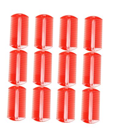 VICASKY Lot de 12 peignes dents fines double face pour enlever les lentes et liminer les lentes - Peigne en plastique antistatique pour adultes - Couleurs al atoires