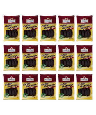 Pack of 15 Berggold Jelly Bananas (15 x 250 g) - Buy Online on GoSupps.com