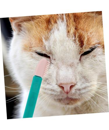 BESPORTBLE 8 Pcs Eye Gum Cleaner Eye Cleaning Brush Wipe Cats Mucus Brush Dog Tear Stain Removal Pet Comb Pp 10X3.2X1CMx4pcs Assorted Colorx4pcs - Buy Online on GoSupps.com
