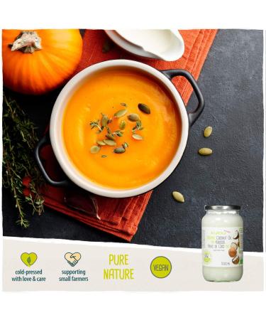  Kulau KULAU Organic Native Cold-Pressed Coconut Oil Vegan Coconut Fat for Cooking and Roasting Coconut Oil for Skin and Hair (1 x 1 l) - Buy Online on GoSupps.com