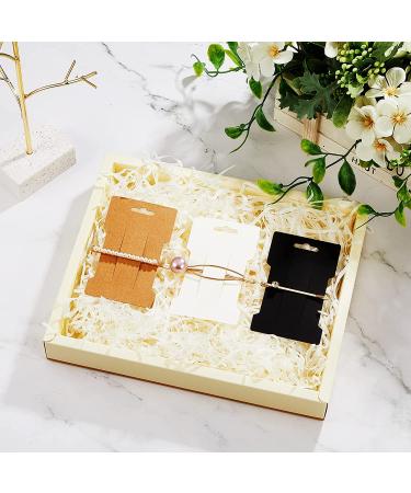 Outus 120 Pieces Hair Clip Display Cards - Kraft Paper Hair Bow Holder for Organizing Accessories - 6 x 10 cm Rectangular Clip Collecting Cardboard - Set of 3 Colors - Buy Online on GoSupps.com