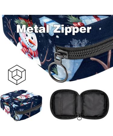 Muoooum Women s Storage Bags & Menstrual Cup - Portable Bandages for Teens & Girls | Christmas Forest Design - Buy Online on GoSupps.com