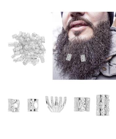 300 Pieces Silver Beard Beads - Lightweight Comfortable & Durable for Stylish Grooming - Buy Online on GoSupps.com