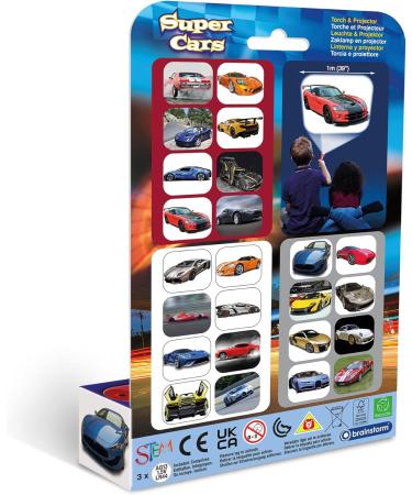 Brainstorm Toys Super Cars Torch & Projector | Fun International Shipping - Buy Online on GoSupps.com