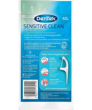 Buy Dentek Complete Clean Dental Floss Sticks - 3 Packs of 40 | International Shipping Available - Buy Online on GoSupps.com