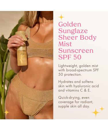 Kopari Pure Protect 100% Mineral Sunscreen Stick SPF 50+ & Golden Sunglaze Sheer Body Mist Sunscreen SPF 50 - Buy Online on GoSupps.com