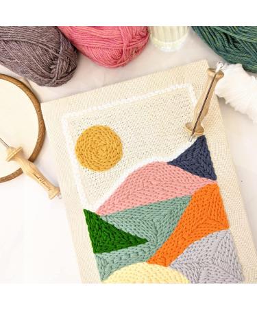 Wool Queen 10''x14'' Punch Needle/Rug Hooking Frame with Monk's Cloth (Set of 2) - Buy Online on GoSupps.com