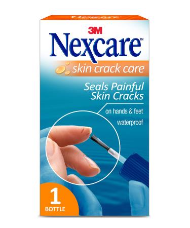 Nexcare Skin Crack Care, Helps Allow Healing of Painful, Cracked Skin, Provides a Waterproof seal, No Sting, Fast Drying, Long Lasting, 0.24 fl. oz. Bottle