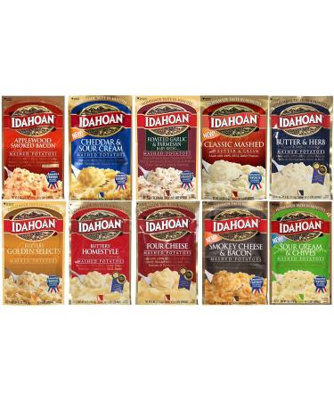 IDAHOAN Flavored Mashed Potatoes 4 oz. 10 - Pc. Assortment # 2