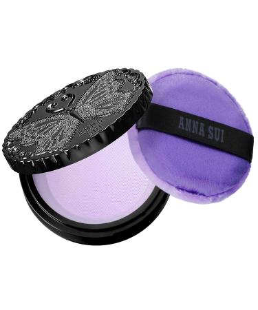 ANNA SUI Loose Face Powder Mini Compact - 02 Black Case with Butterfly Motif - Puff and Lid Included - Buy Online on GoSupps.com