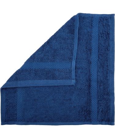 AKTI Premium Cotton Wash Cloths 12 Pack - 13x13 Inches - 520 GMS - Durable, Quick Dry & Extra Absorbent - Navy Washcloths for Home, Spa, Hotel, Bathroom & Kitchen - Buy Online on GoSupps.com