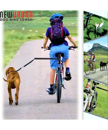 Buy Newurban Dog Bicycle Line - Easy Installation & Disassembly | Hands-Free Bike Training for Dogs | Safe Jogging & Cycling Accessory in Black - Buy Online on GoSupps.com